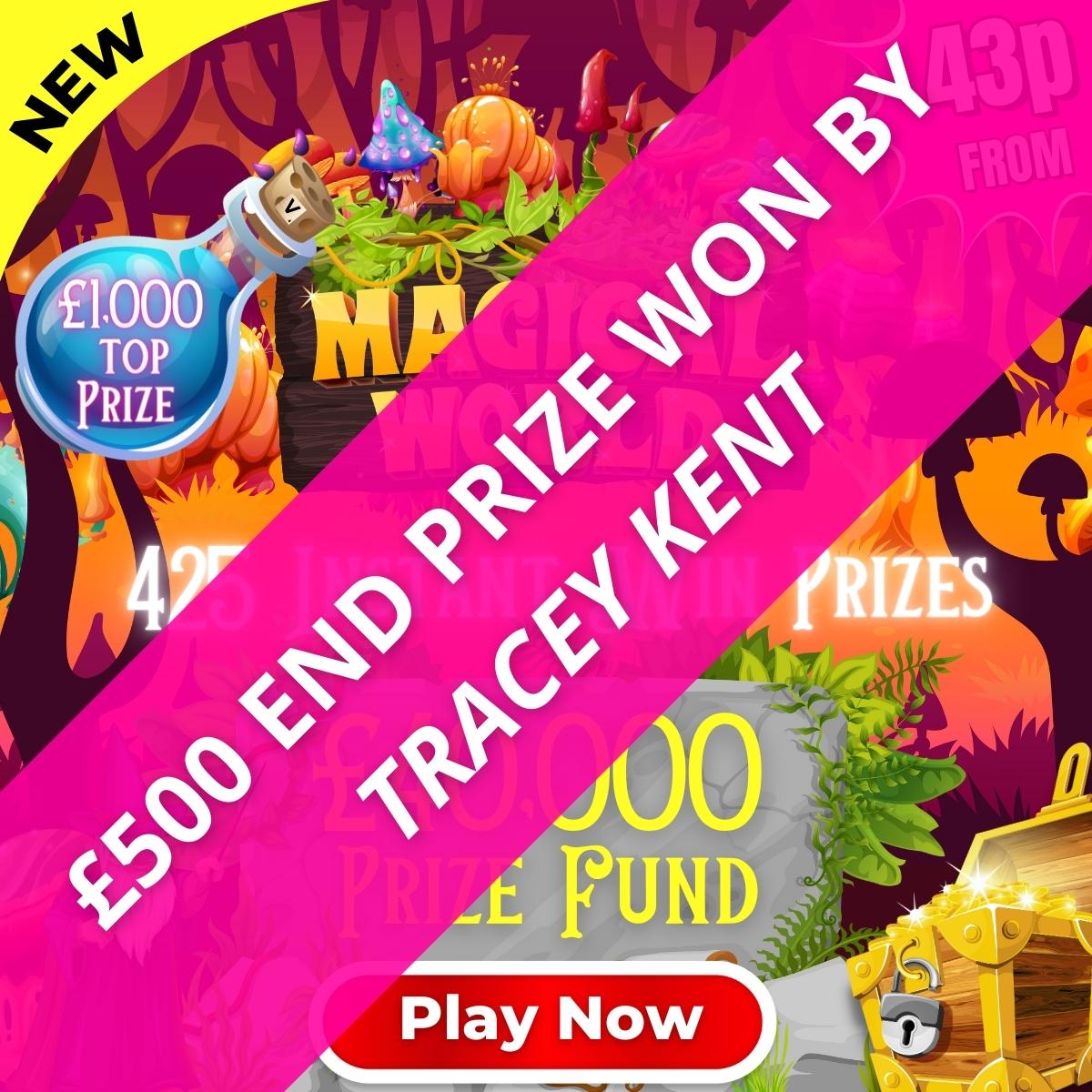Magic World | £40k Instant Win &amp; £500 Prize Draw | ID:0906231